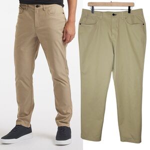 Public Rec Dealmaker 5-Pocket Pants Khaki Straight Leg size 36 x 32 (31” Inseam)